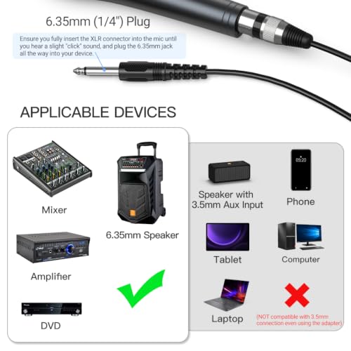 Fifine Technology Karaoke Microphone,Fifine Dynamic