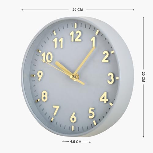 Home Centre Ambrose Ambiente Wall Clock - 20cm - Image 2