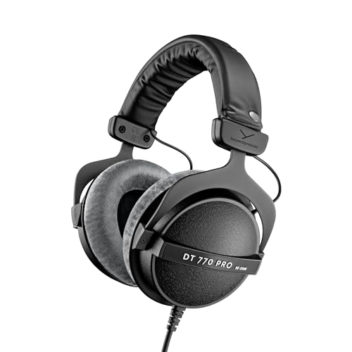beyerdynamic DT 770 PRO 80 Ω Studio Headphones, Closed Systems,