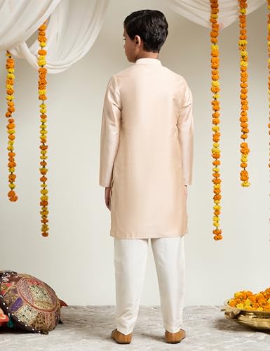 Amazon Brand - Symbol Boy's Festive Rayon Kurta Pajama Set - Image 3