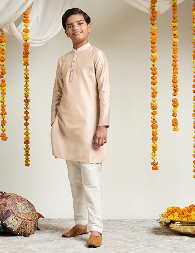 Amazon Brand - Symbol Boy's Festive Rayon Kurta Pajama Set - Image 4