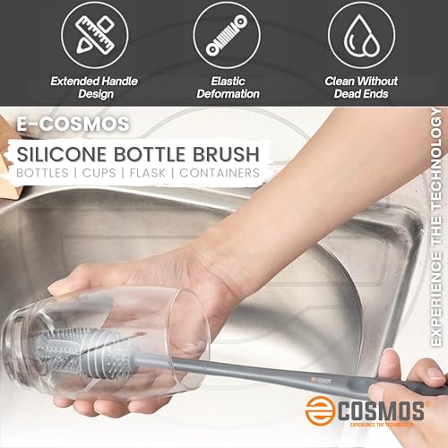 E-Cosmos Bottle Cleaning Brush Silicone