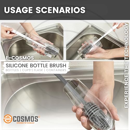 E-Cosmos Bottle Cleaning Brush Silicone