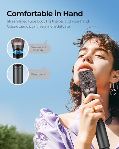 ALPOWL Wireless Microphones, Metal Dynamic