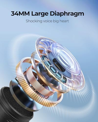 ALPOWL Wireless Microphones, Metal Dynamic