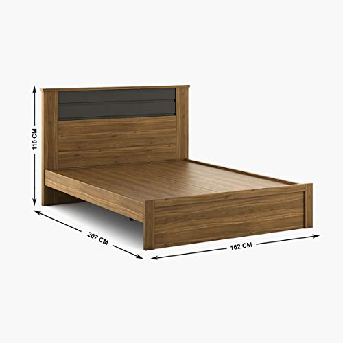 Home Centre Quadro Cosco Queen Size Bed Without Storage - Image 2