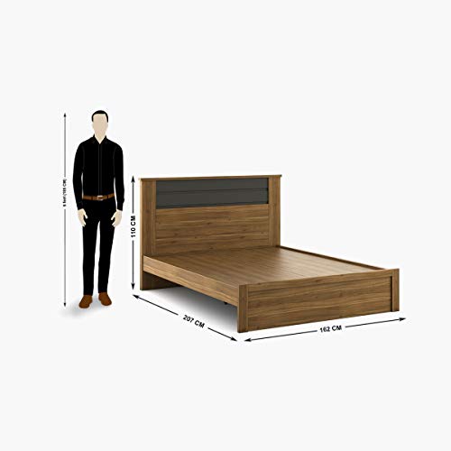 Home Centre Quadro Cosco Queen Size Bed Without Storage - Image 4