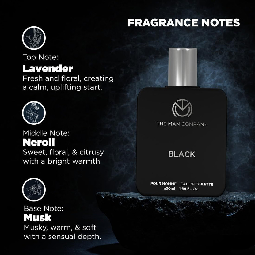 THE MAN COMPANY Black perfume Eau de Toilette - 50 ml (For Men) - Image 4