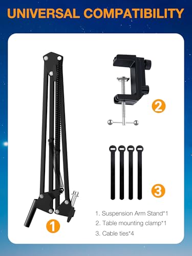 QuadCast Boom Arm Mic Stand