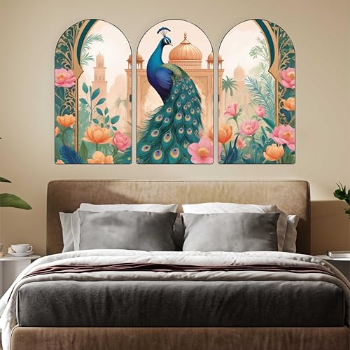 Livin'luxe Set of 3 Peacock