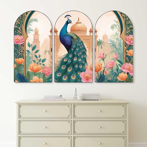 Livin'luxe Set of 3 Peacock