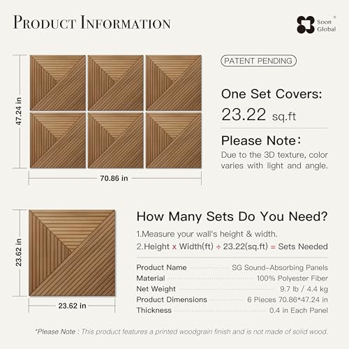 Soon Global Acoustic Wall Panels