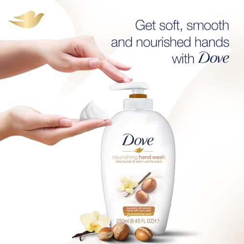 Dove Shea Butter and Vanilla Hand Wash, 250 milliliters - Image 4
