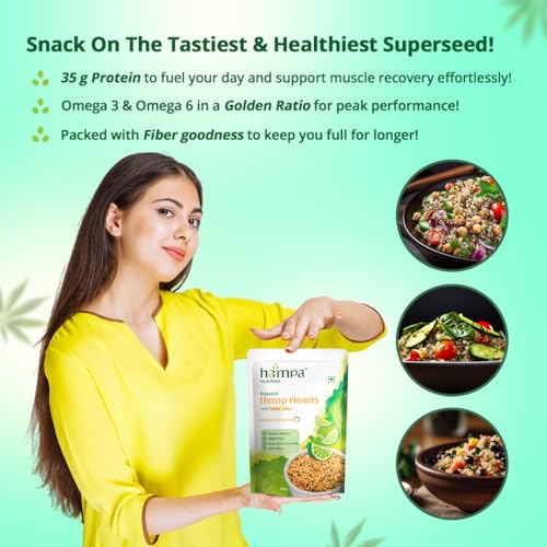 Hampa Roasted Hemp Hearts 100g