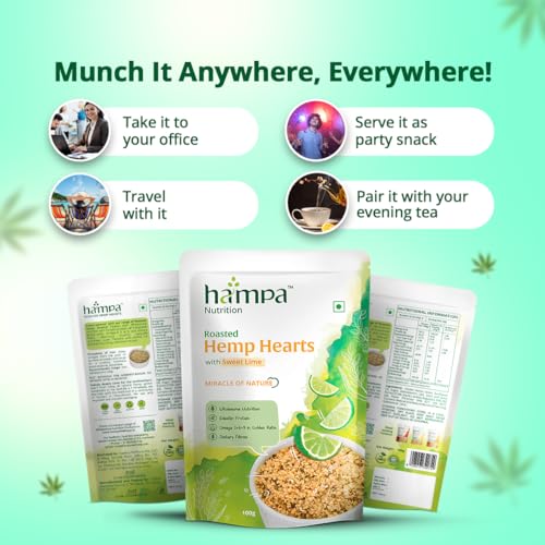 Hampa Roasted Hemp Hearts 100g