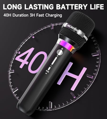 Wireless Microphone, Rechargeable Wireless Microphones