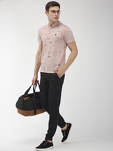 The Indian Garage Co Men Slim Fit Solid Mid-Rise Cuffed Cargos - Image 5