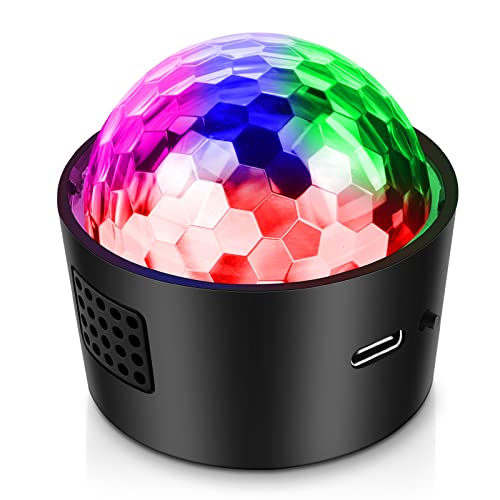 Mini Disco Ball Light,Rechargeable Party