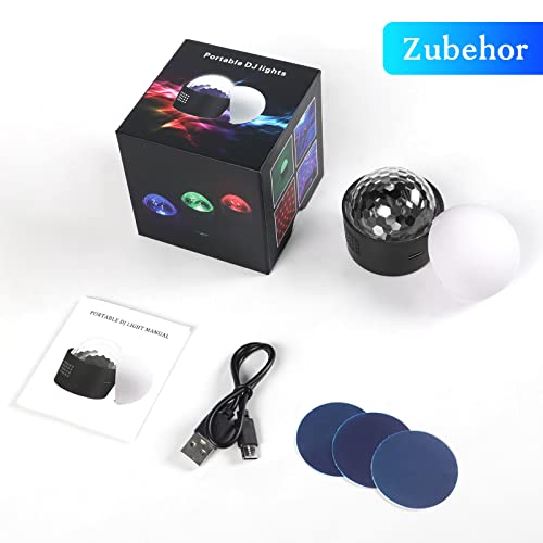 Mini Disco Ball Light,Rechargeable Party