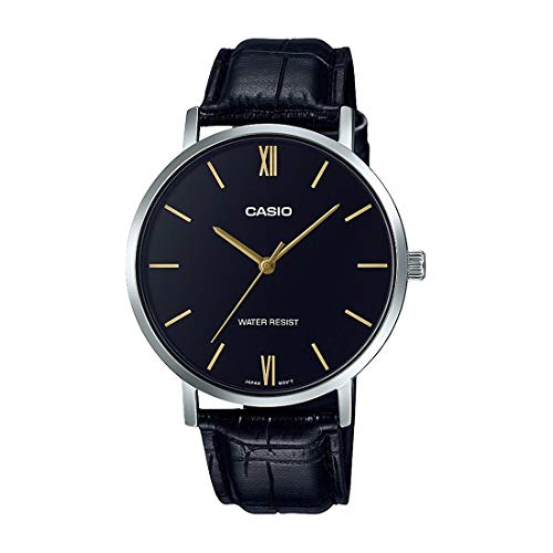 Casio MTP-VT01L-1B Men's Minimalistic Black