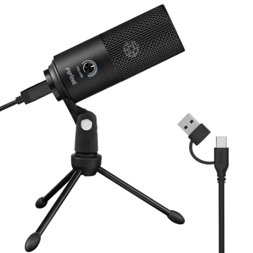 Fifine K669B USB Microphone, Metal