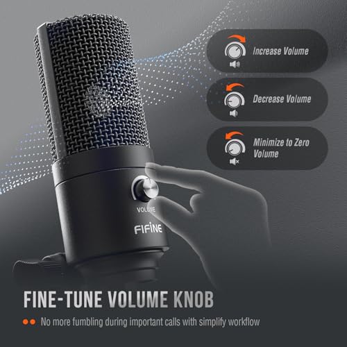 Fifine K669B USB Microphone, Metal