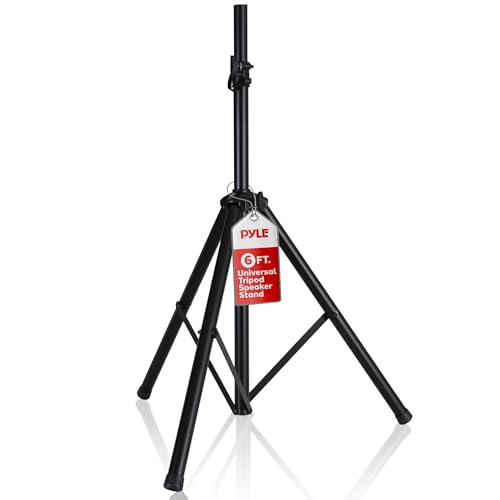 PylePro PSTND2 Tripod Speaker Stand, Grey - Image 3