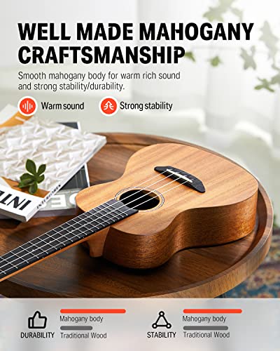 Donner Concert Ukulele Mahogany DUC-1