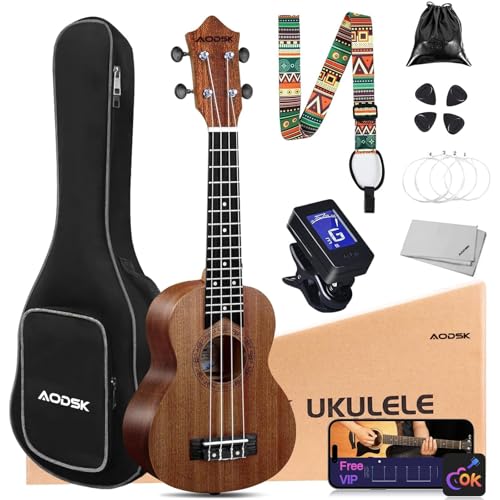 AODSK Soprano Ukulele for Beginner