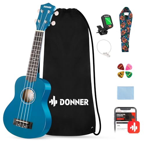 Donner Soprano Ukulele for Beginners