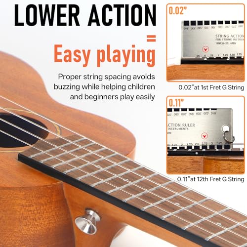 Kmise Ukulele Soprano Beginner Mahogany