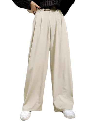 KOTTY Women's Straight Fit Mid Rise Cotton Blend Solid Trousers