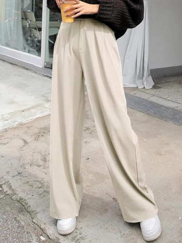 KOTTY Women's Straight Fit Mid Rise Cotton Blend Solid Trousers - Image 3