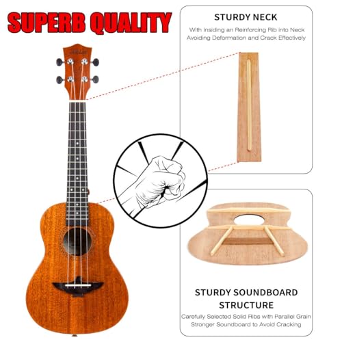 Ukulele Solid Mahogany 23 Inch