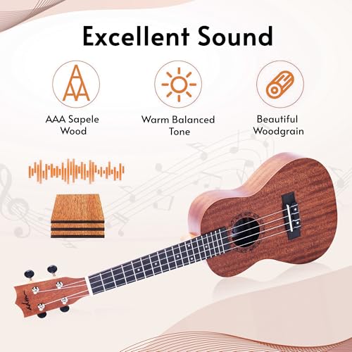 ADM Ukulele Beginner Kit Mahogany