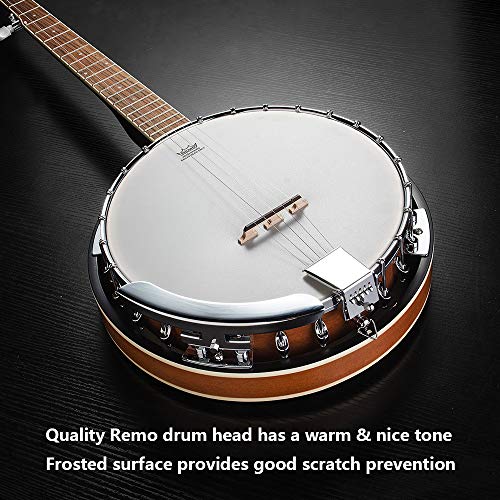 Vangoa 5 String Banjo Remo