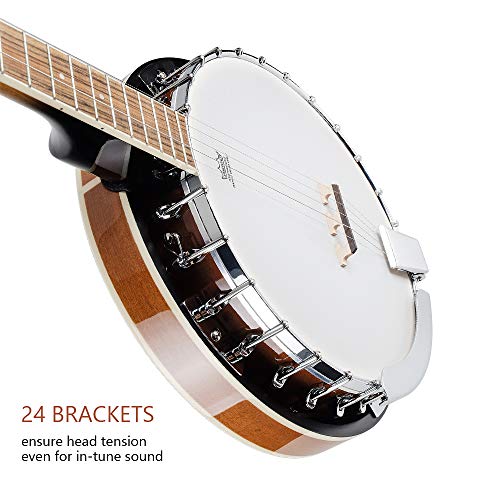 Vangoa 5 String Banjo Remo