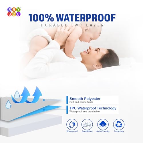 BeyBee 100% Waterproof Interlock Mattress