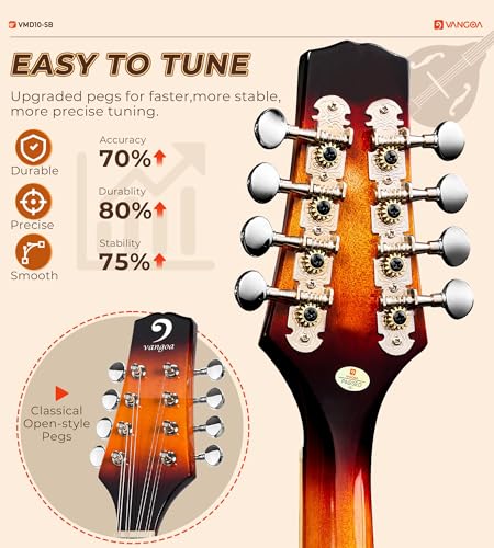 Vangoa A Style Mandolin Musical