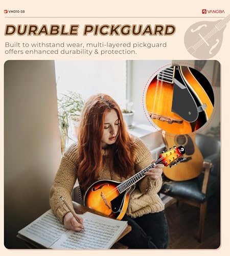 Vangoa A Style Mandolin Musical
