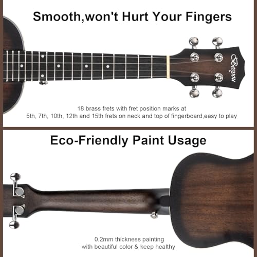 Concert Ukulele Beginner Mahogany Ukelele