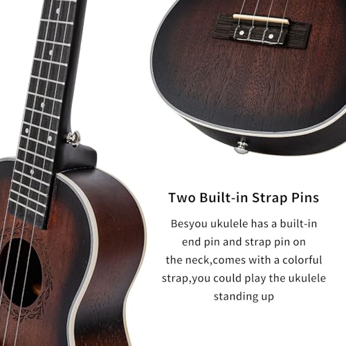 Concert Ukulele Beginner Mahogany Ukelele