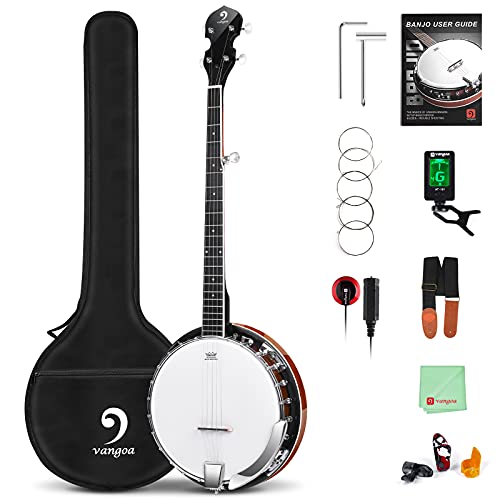 Vangoa LEFT-HANDED Banjo 5 String