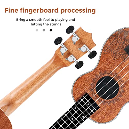 EastRock Soprano Concert Ukulele 21