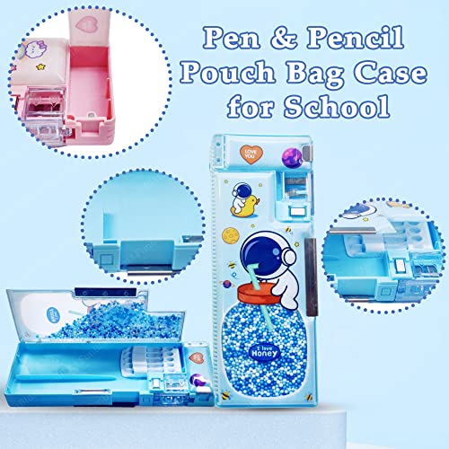 FunBlast Plastic Magnetic Pencil Box