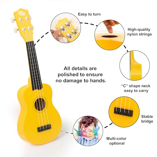 Soprano Ukulele 21"/53cm for kids