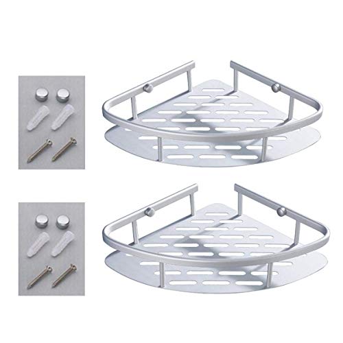 Silver Shower Caddy Storage Basket