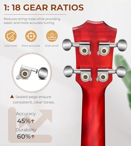 Vangoa Ukulele Kit with Gig