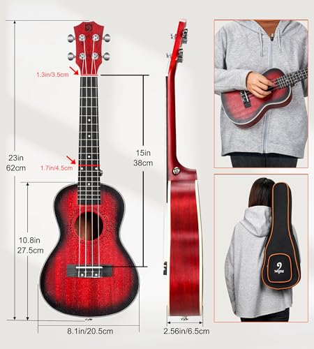 Vangoa Ukulele Kit with Gig
