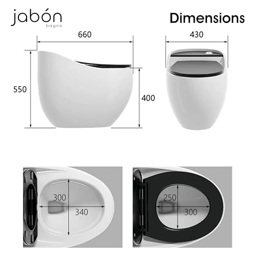 Commode for Toilet/Ceramic Western Toilet/Round